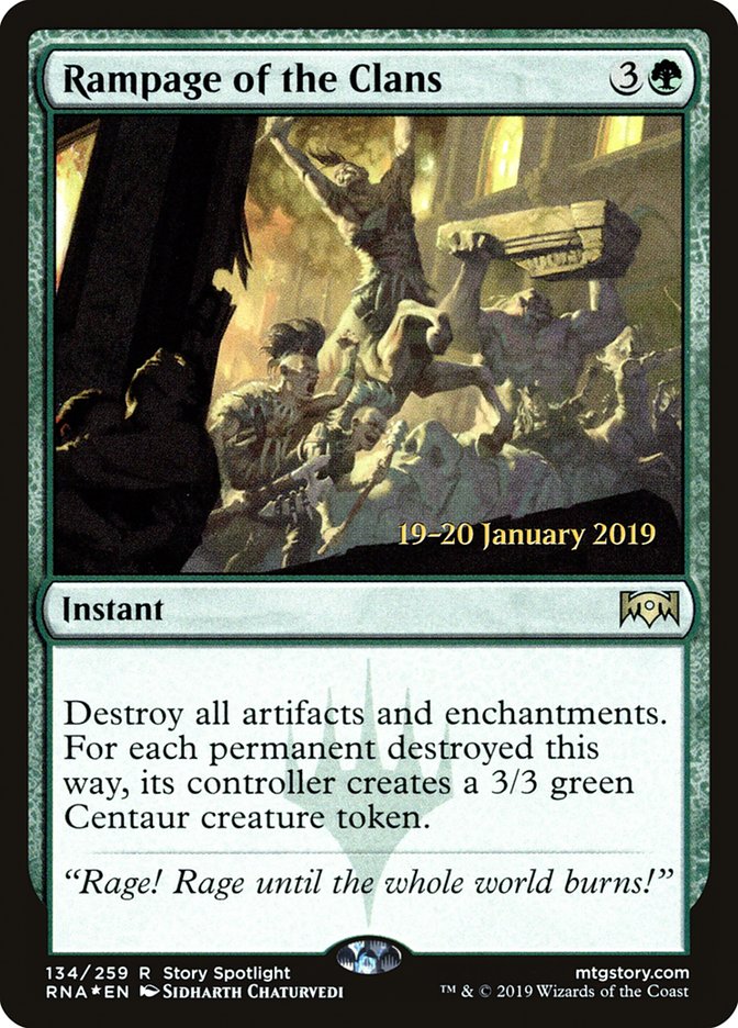 Rampage of the Clans [Ravnica Allegiance Prerelease Promos] | Total Play