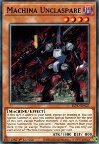 Machina Unclaspare [BLVO-EN027] Common | Total Play