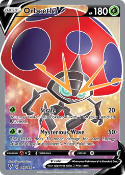 Orbeetle V (166/185) [Sword & Shield: Vivid Voltage] | Total Play