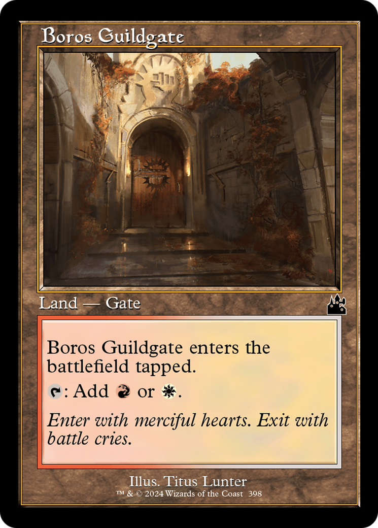 Boros Guildgate (Retro Frame) [Ravnica Remastered] | Total Play