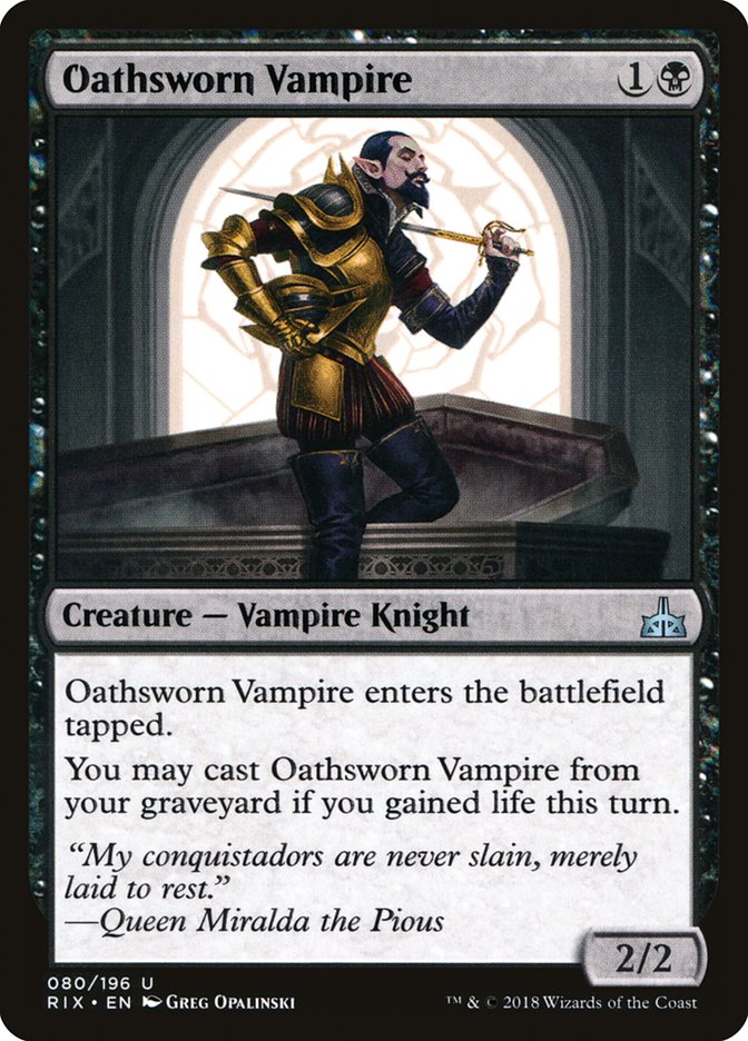 Oathsworn Vampire [Rivals of Ixalan] | Total Play