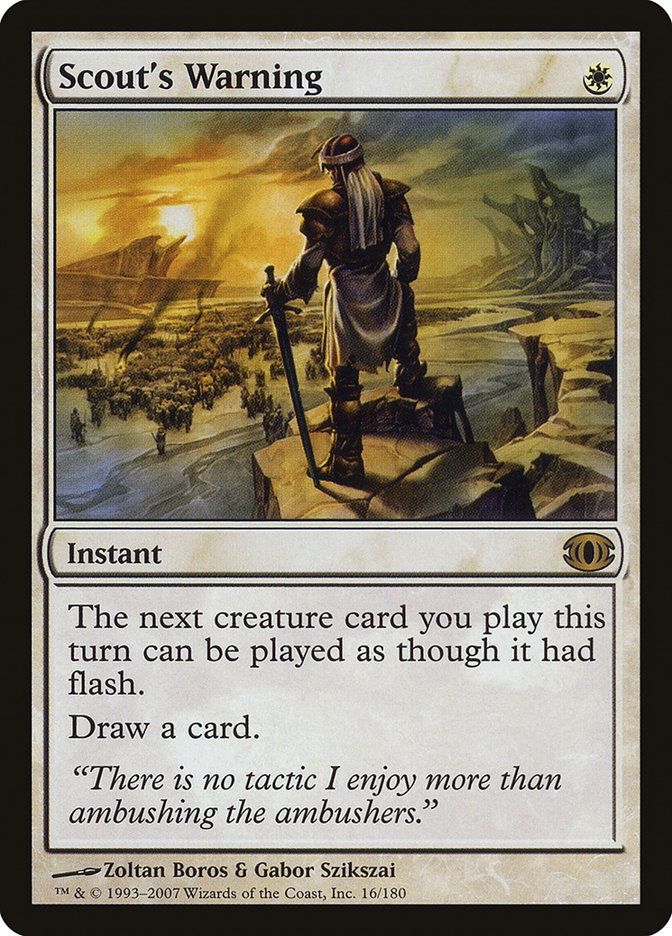 Scout's Warning [Future Sight] | Total Play