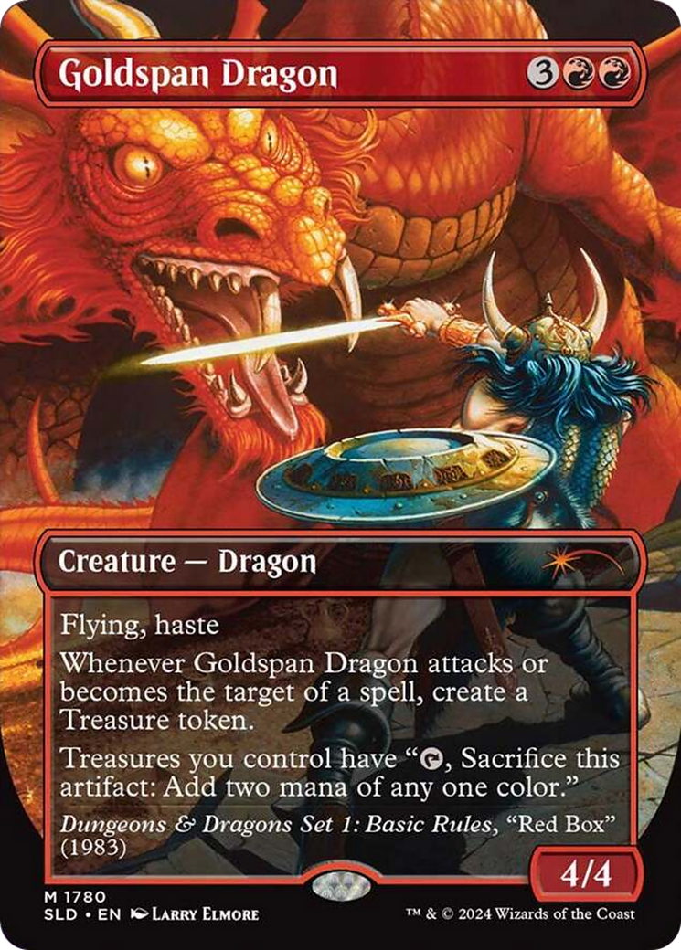 Goldspan Dragon (Rainbow Foil) [Secret Lair Drop Series] | Total Play