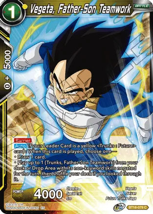 Vegeta, Father-Son Teamwork (BT16-079) [Realm of the Gods] | Total Play