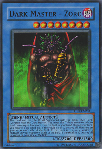 Dark Master - Zorc [DR1-EN244] Super Rare | Total Play