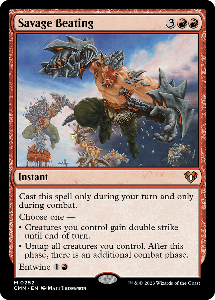 Savage Beating [Commander Masters] | Total Play