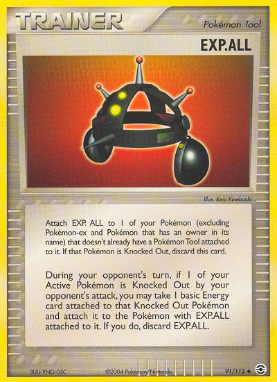 EXP.ALL (91/112) [EX: FireRed & LeafGreen] | Total Play