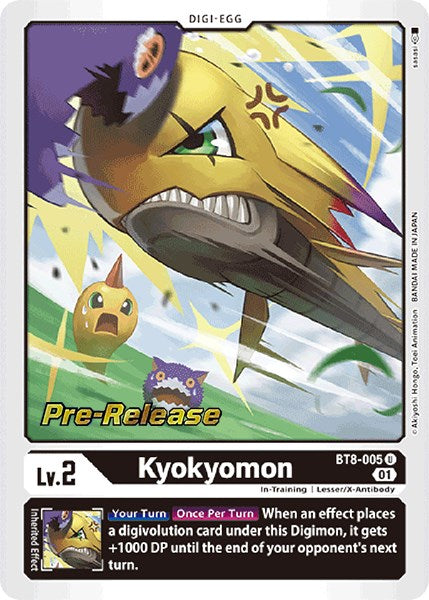 Kyokyomon [BT8-005] [New Awakening Pre-Release Cards] | Total Play