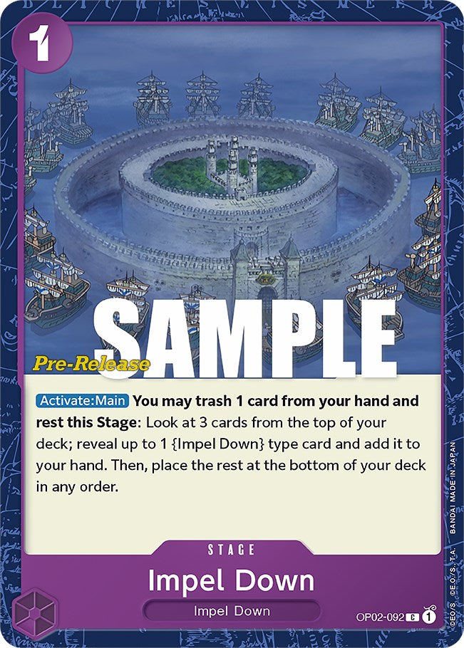 Impel Down [Paramount War Pre-Release Cards] | Total Play