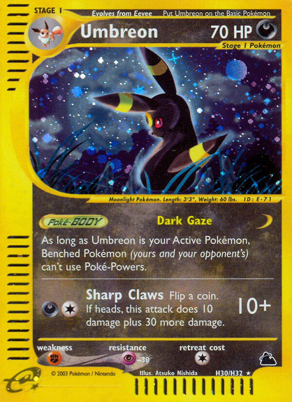 Umbreon (H30/H32) [Skyridge] | Total Play