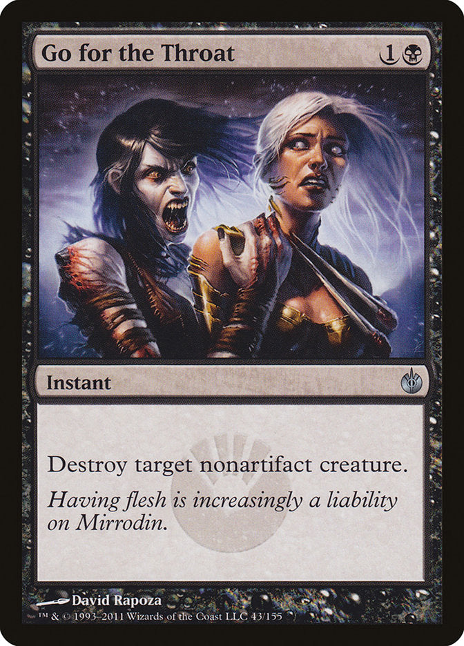 Go for the Throat [Mirrodin Besieged] | Total Play