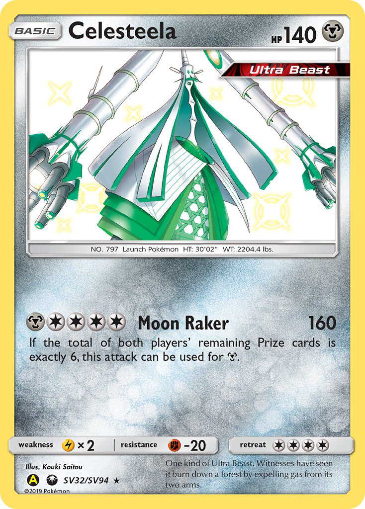 Celesteela (SV32/SV94) [Sun & Moon: Hidden Fates - Shiny Vault] | Total Play