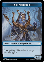 Blood // Shapeshifter Double-Sided Token [March of the Machine Commander Tokens] | Total Play