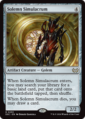 Solemn Simulacrum [Duskmourn: House of Horror Commander] | Total Play