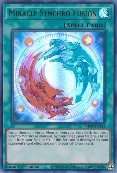 Miracle Synchro Fusion [GFTP-EN111] Ultra Rare | Total Play