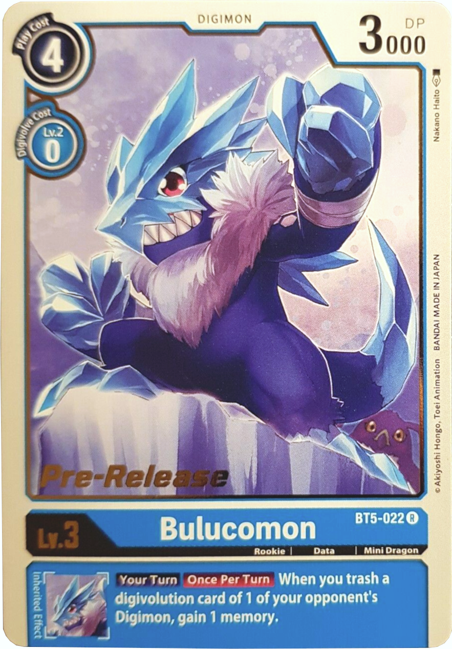 Bulucomon [BT5-022] [Battle of Omni Pre-Release Promos] | Total Play