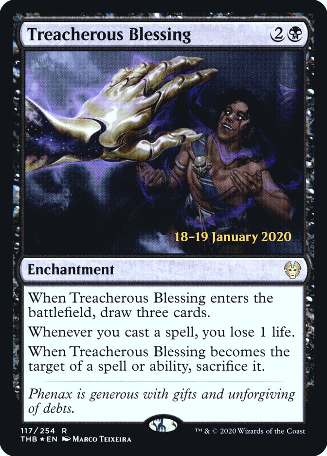 Treacherous Blessing [Theros Beyond Death Prerelease Promos] | Total Play