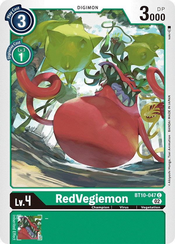 RedVegiemon [BT10-047] [Xros Encounter] | Total Play