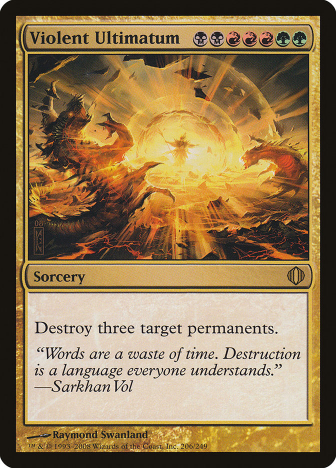Violent Ultimatum [Shards of Alara] | Total Play