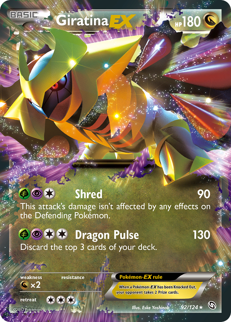 Giratina EX (92/124) [Black & White: Dragons Exalted] | Total Play