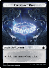 Food // Replicated Ring Double-Sided Token [March of the Machine Commander Tokens] | Total Play