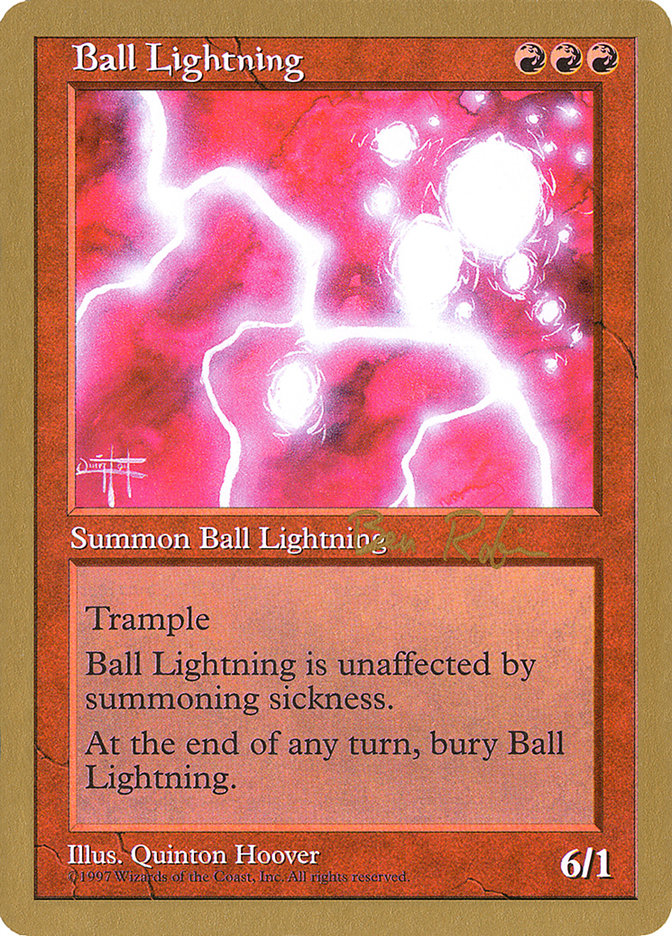 Ball Lightning (Ben Rubin) [World Championship Decks 1998] | Total Play