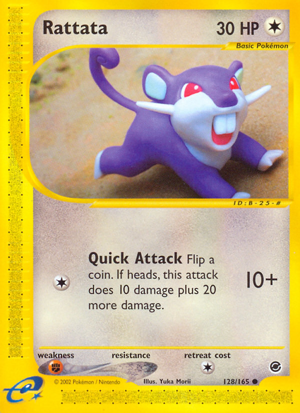 Rattata (128/165) [Expedition: Base Set] | Total Play