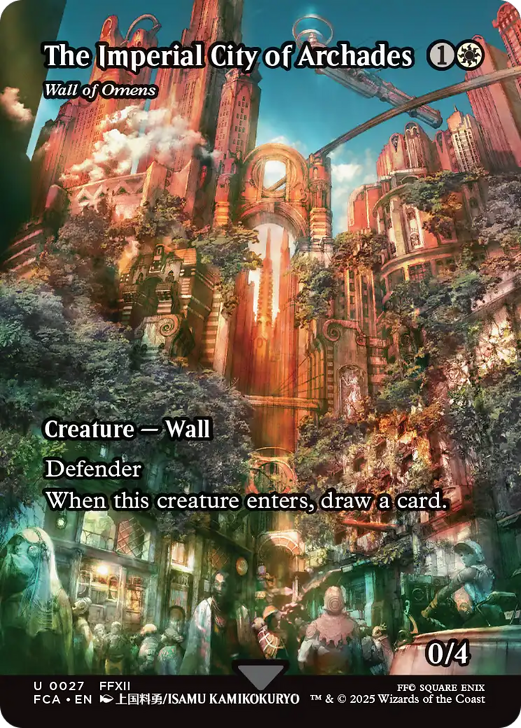 The Imperial City of Archades - Wall of Omens (Showcase) [FINAL FANTASY : Through the Ages] | Total Play
