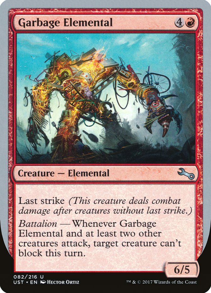 Garbage Elemental (6/5 Creature) [Unstable] | Total Play