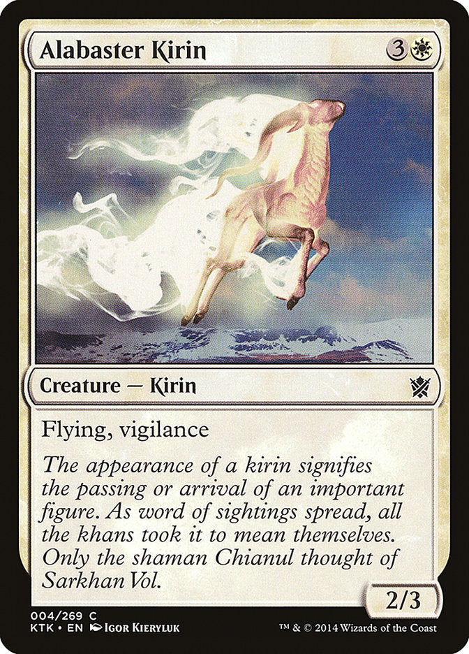 Alabaster Kirin [Khans of Tarkir] | Total Play