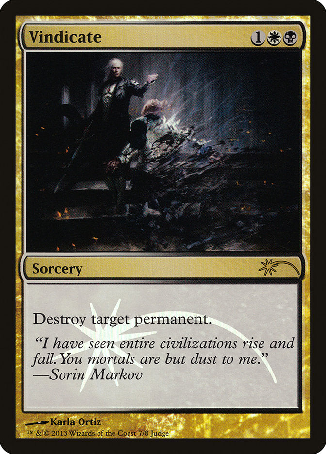 Vindicate [Judge Gift Cards 2013] | Total Play