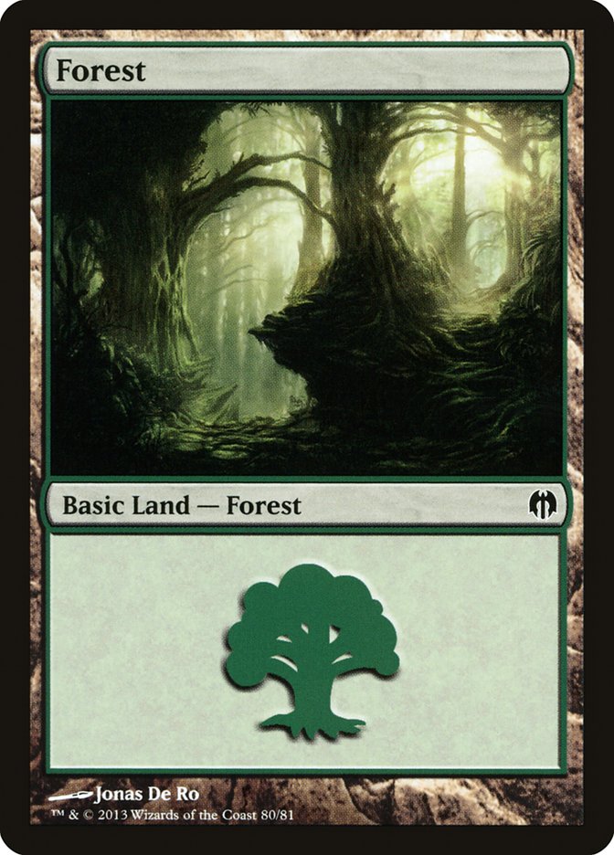 Forest (80) [Duel Decks: Heroes vs. Monsters] | Total Play