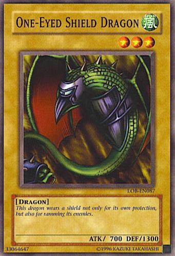 One-Eyed Shield Dragon [LOB-EN087] Common | Total Play