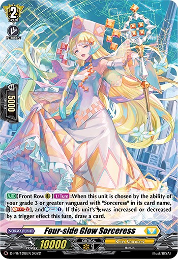 Four-side Glow Sorceress (Foil) (D-PR/128EN) [D Promo Cards] | Total Play