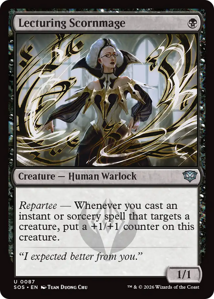 Lecturing Scornmage [Secrets of Strixhaven] | Total Play