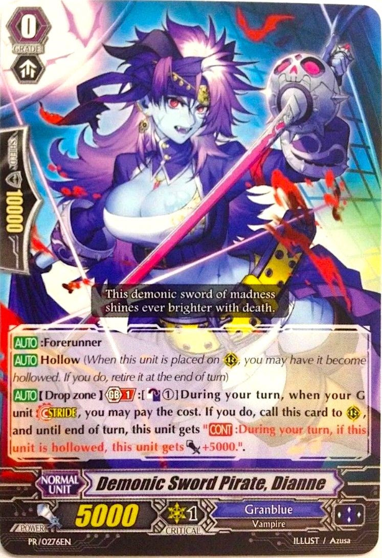 Demonic Sword Pirate, Dianne (PR/0276EN) [Promo Cards] | Total Play