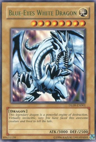 Blue-Eyes White Dragon (Green) [DL09-EN001] Rare | Total Play