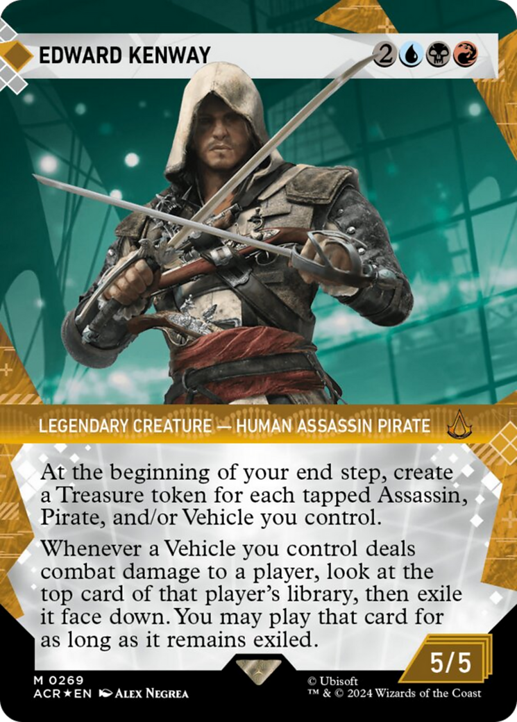 Edward Kenway (Showcase) (Textured Foil) [Assassin's Creed] | Total Play