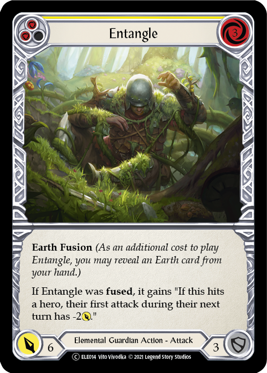 Entangle (Yellow) [U-ELE014] (Tales of Aria Unlimited)  Unlimited Rainbow Foil | Total Play