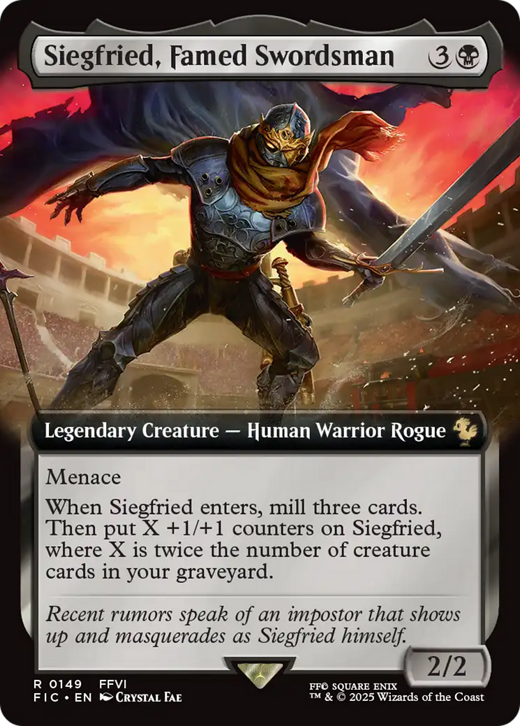 Siegfried, Famed Swordsman (Extended Art) [FINAL FANTASY Commander] | Total Play