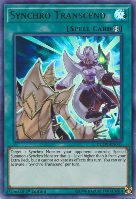 Synchro Transcend [DUOV-EN041] Ultra Rare | Total Play