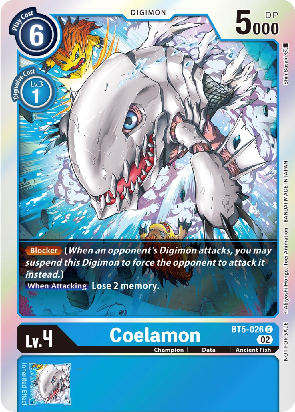Coelamon [BT5-026] (Official Tournament Pack Vol. 7) [Battle of Omni Promos] | Total Play