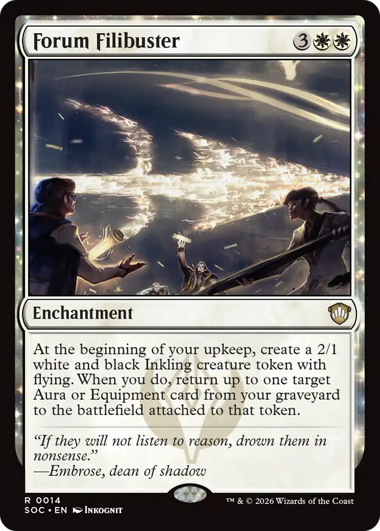 Forum Filibuster [Secrets of Strixhaven Commander] | Total Play