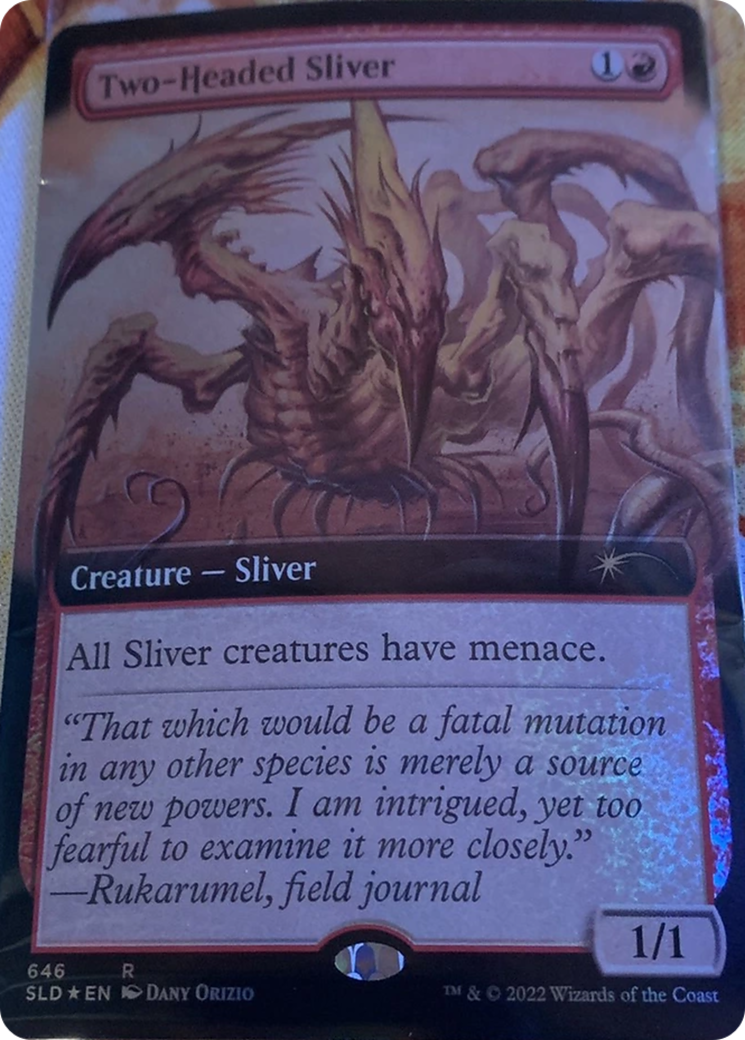 Two-Headed Sliver (Extended Art) [Secret Lair Drop Promos] | Total Play