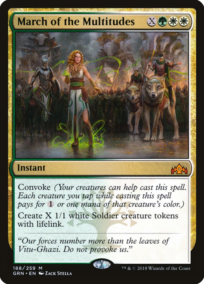 March of the Multitudes [Guilds of Ravnica] | Total Play