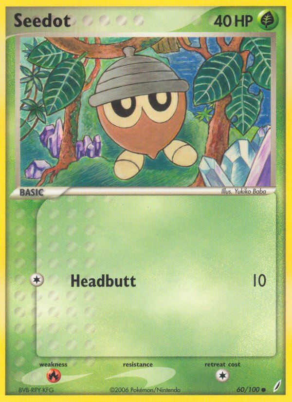 Seedot (60/100) [EX: Crystal Guardians] | Total Play