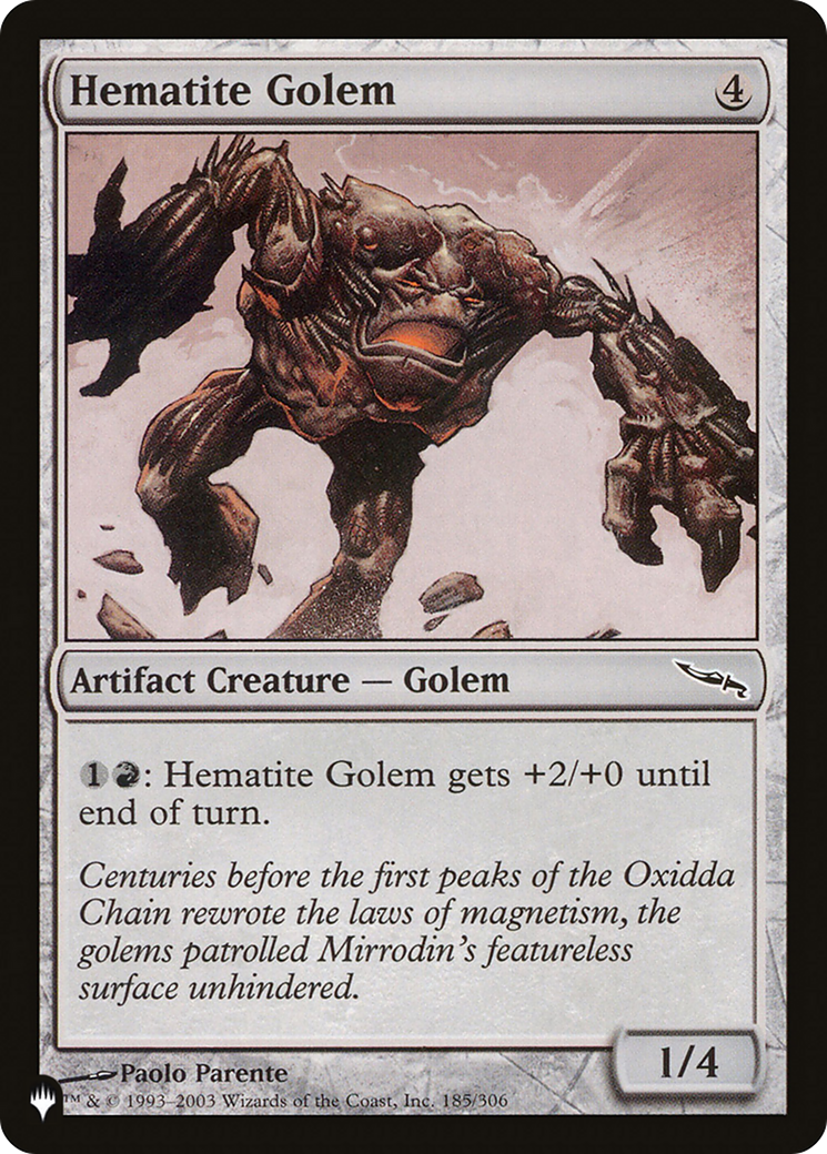 Hematite Golem [The List] | Total Play