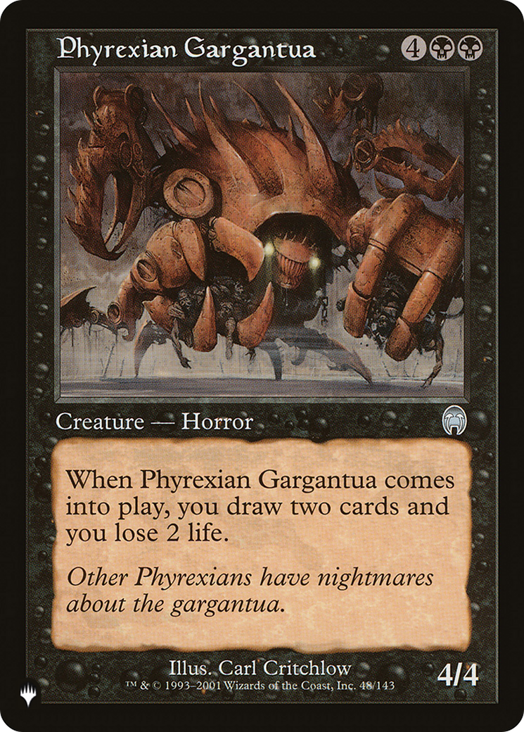 Phyrexian Gargantua [The List Reprints] | Total Play