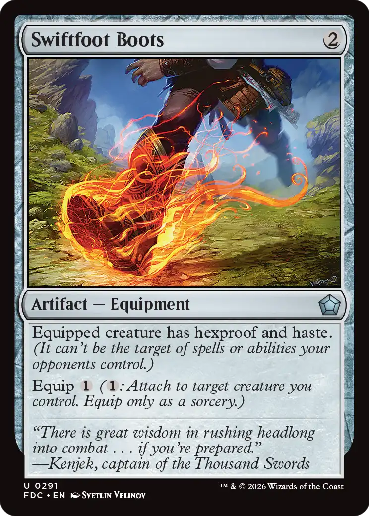 Swiftfoot Boots [Foundations Commander] | Total Play
