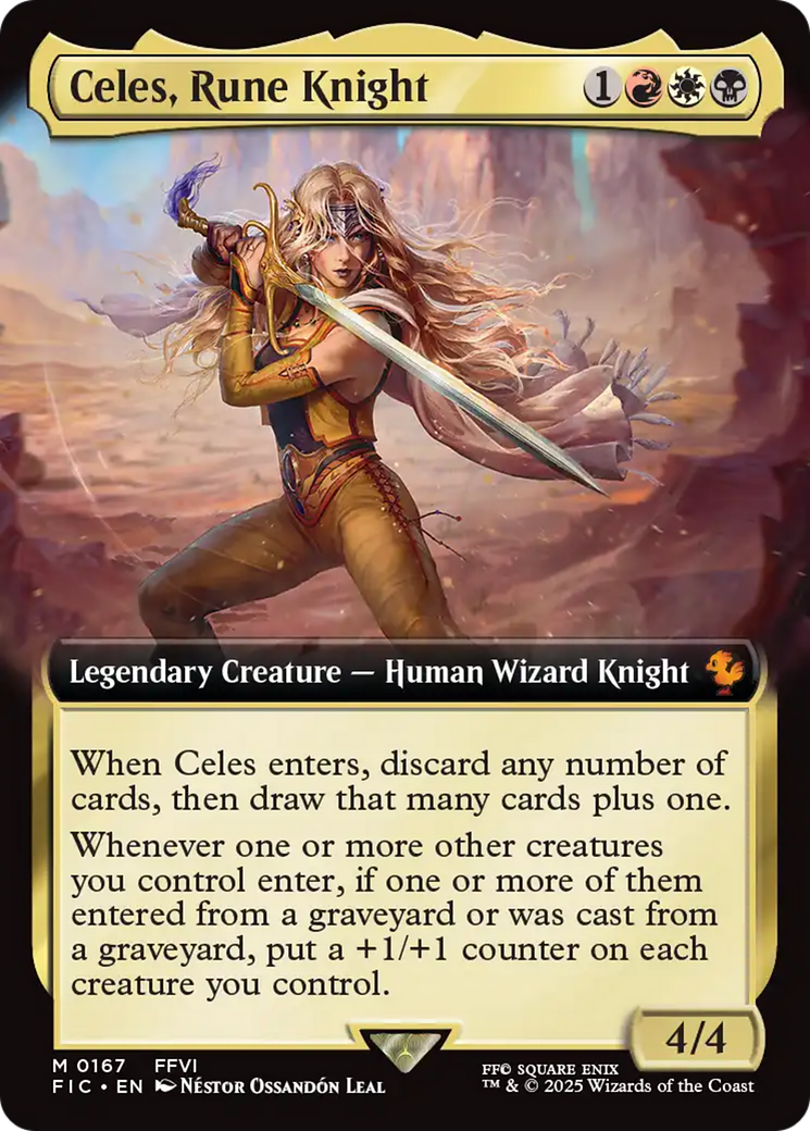 Celes, Rune Knight (Extended Art) [FINAL FANTASY Commander] | Total Play